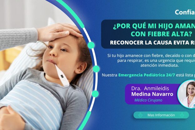 ¿Por qué mi hijo amanece con fiebre alta?